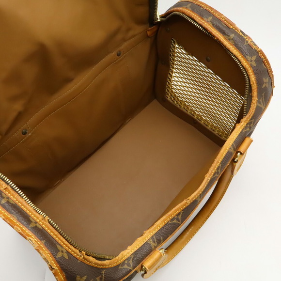 Louis Vuitton Monogram Sac Chillant 40 Pet Carrier Bag - Picture 7 of 9